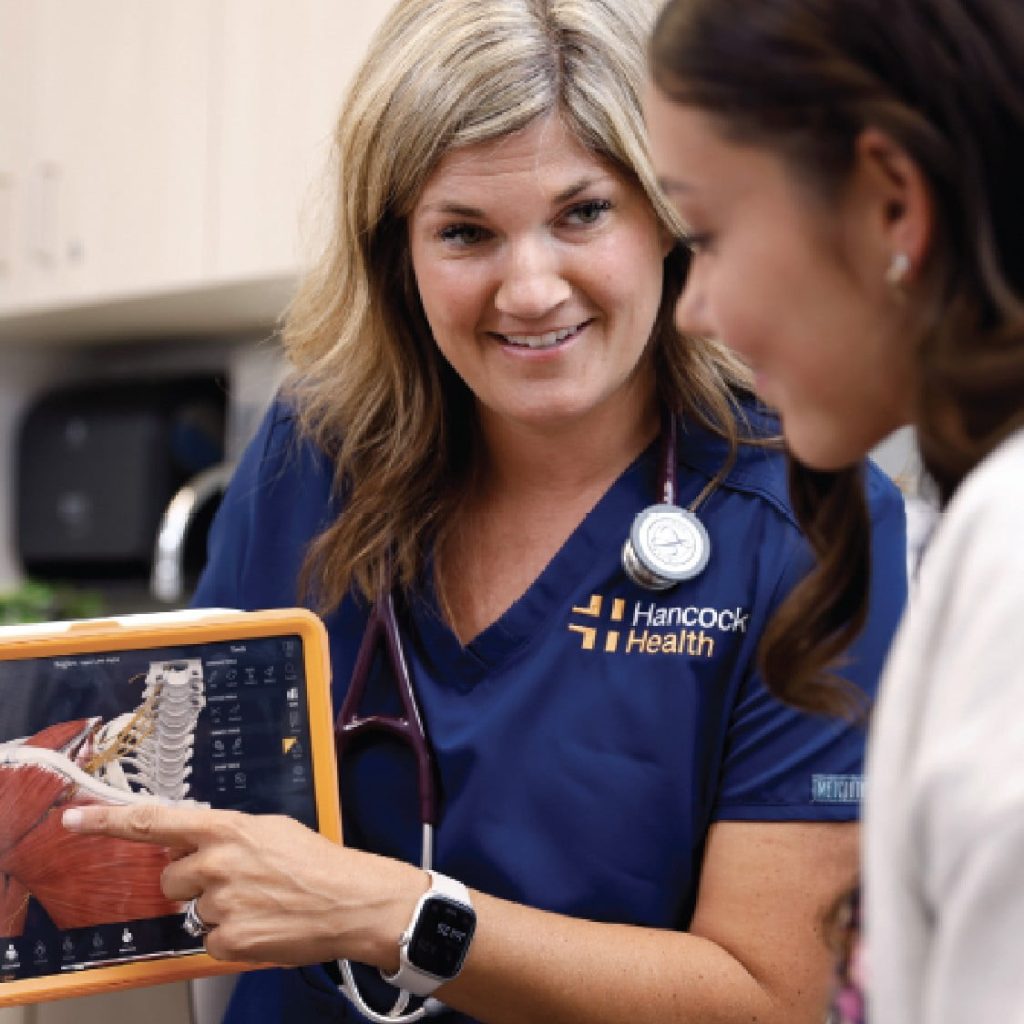 Hancock Health Photo shoot work